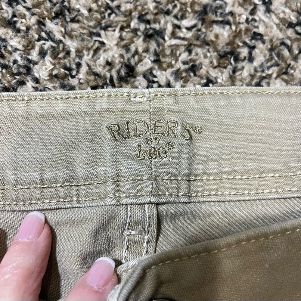 Riders by Lee Khaki Colored jeans; Sz 16W - Picture 3 of 7